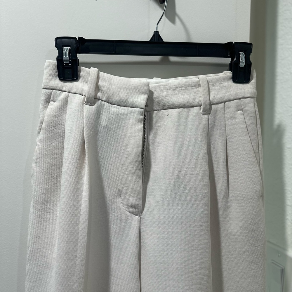 Aritzia Wilfred Cream Pants